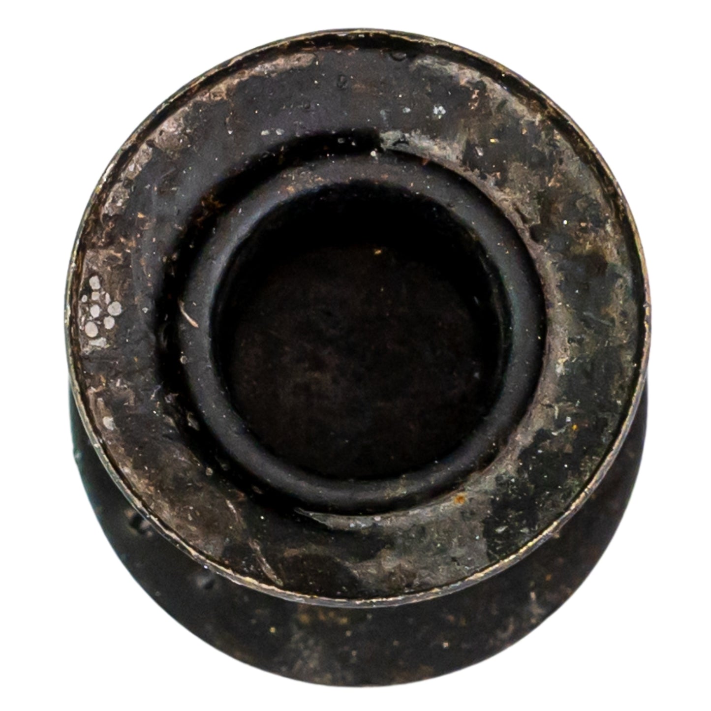 2.25" Notched Taper Candle Holder Wichita Kansas wedding rentals studio photo top down angle - Picture Perfect Rentals