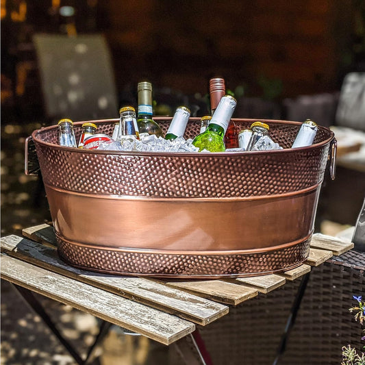Copper Beverage Bin for Rent - Picture Perfect Rental