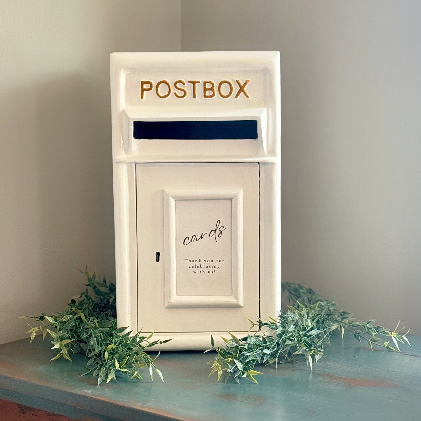 Postbox Wedding Card Holder - Picture Perfect Rentals Wichita, KS event rental business
