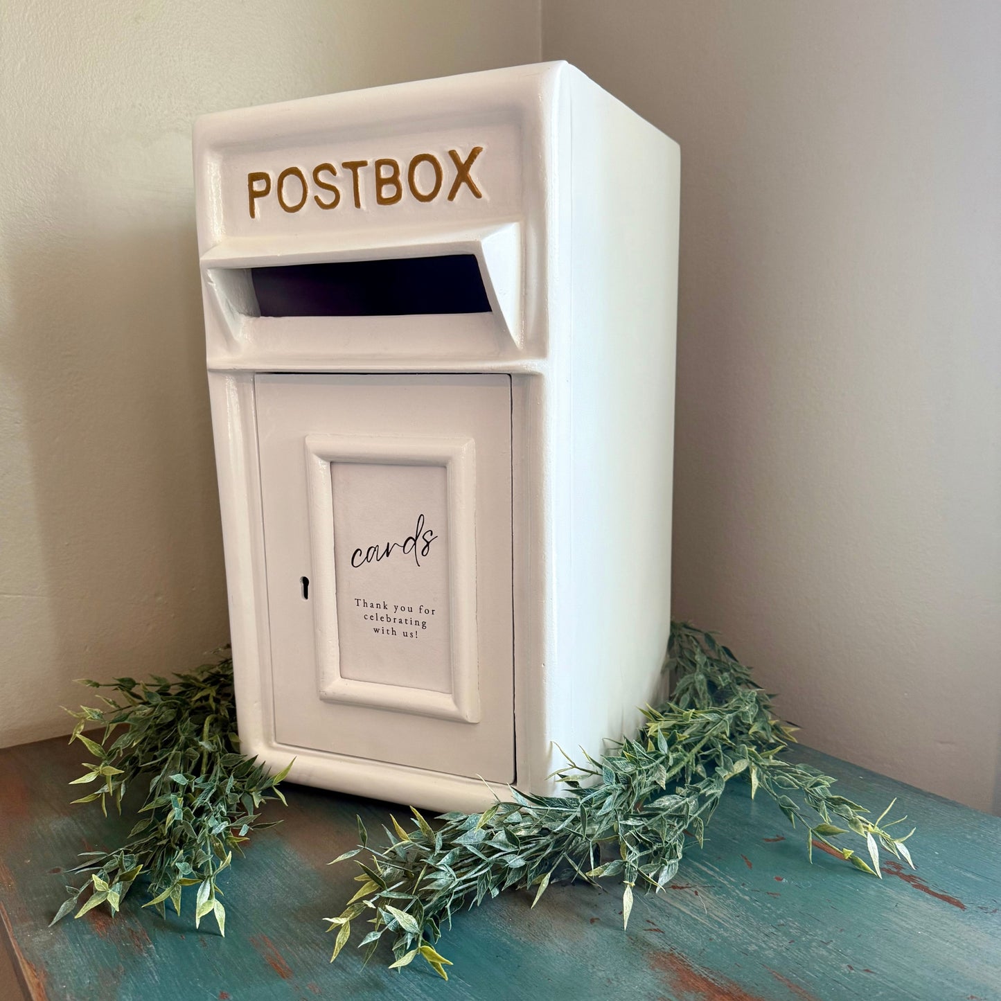 Postbox Wedding Card Holder - Picture Perfect Rentals Wichita, KS event rental business