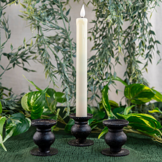 2.25" Notched Taper Candle Holder Wichita Kansas wedding rentals - Picture Perfect Rentals