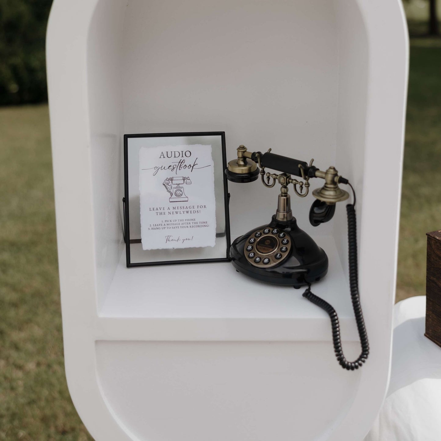 Audio Guestbook Phone Booth