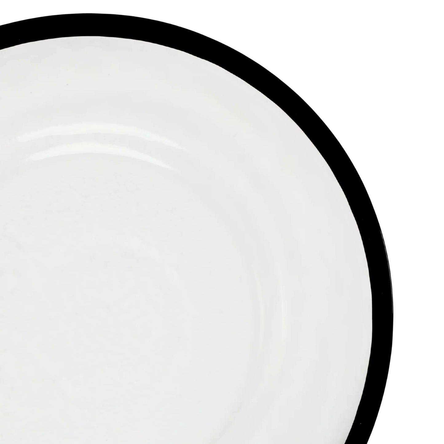 Black Rimmed Charger
