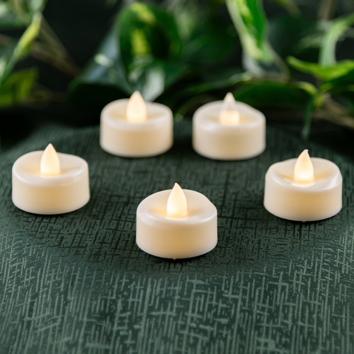 Flameless Tea Light Candle wedding rentals in Wichita, Kansas - Picture Perfect Rentals 