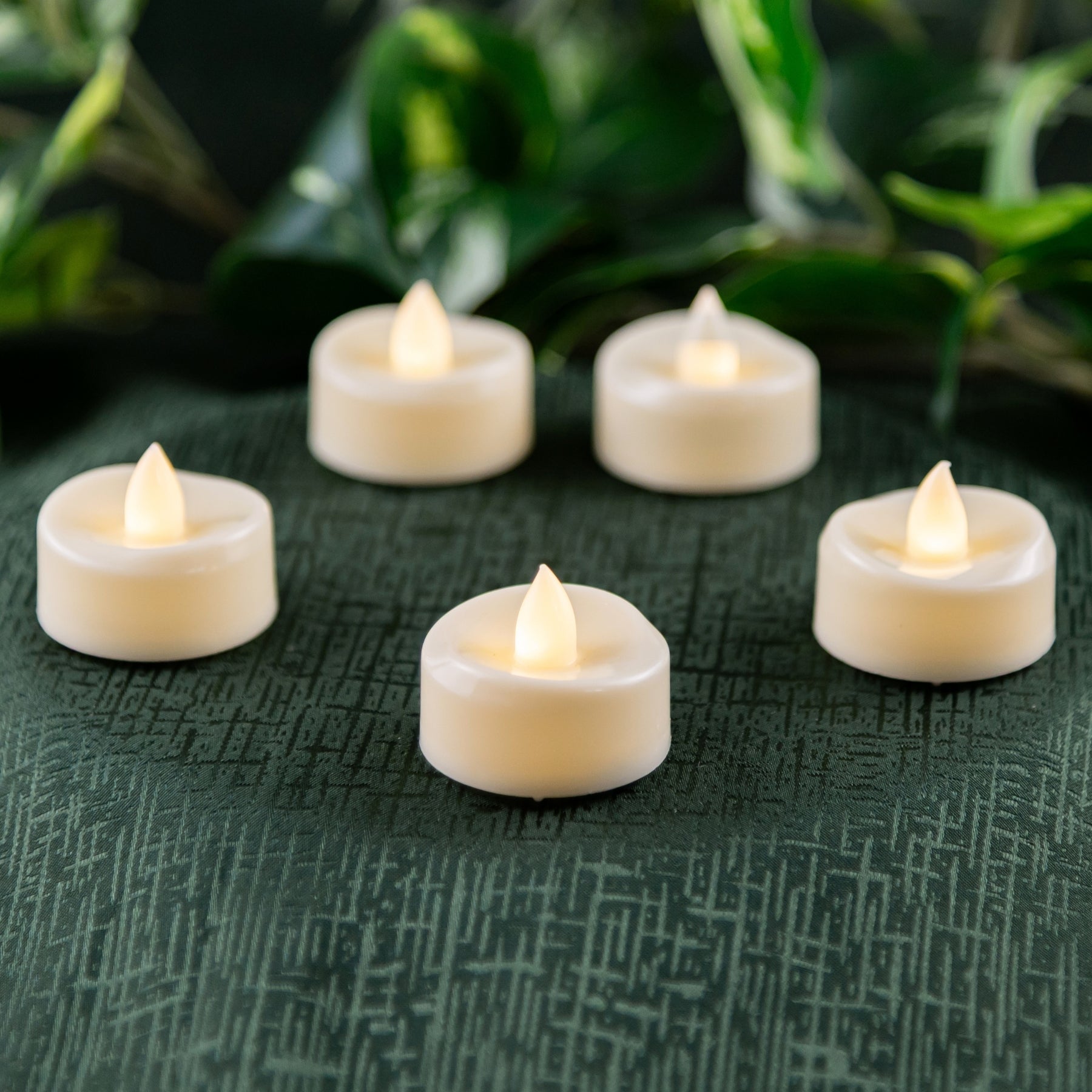 Flameless Tea Light Candle wedding rentals in Wichita, Kansas - Picture Perfect Rentals 