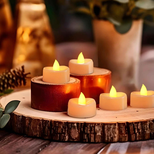 Flameless Tea Light Candles for Rent in Wichita, KS - Picture Perfect Rentals