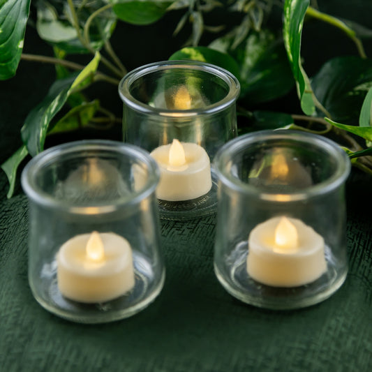 Glass Tea Light Holder wedding rentals in Wichita, Kansas - Picture Perfect Rentals