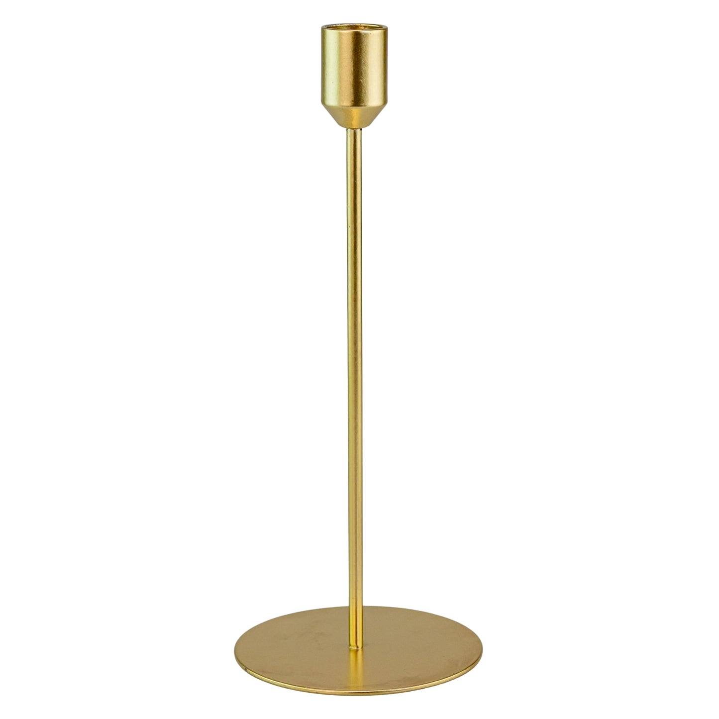 Gold Taper Medium Candle Holder wedding rentals in Wichita, Kansas - Picture Perfect  Rentals  