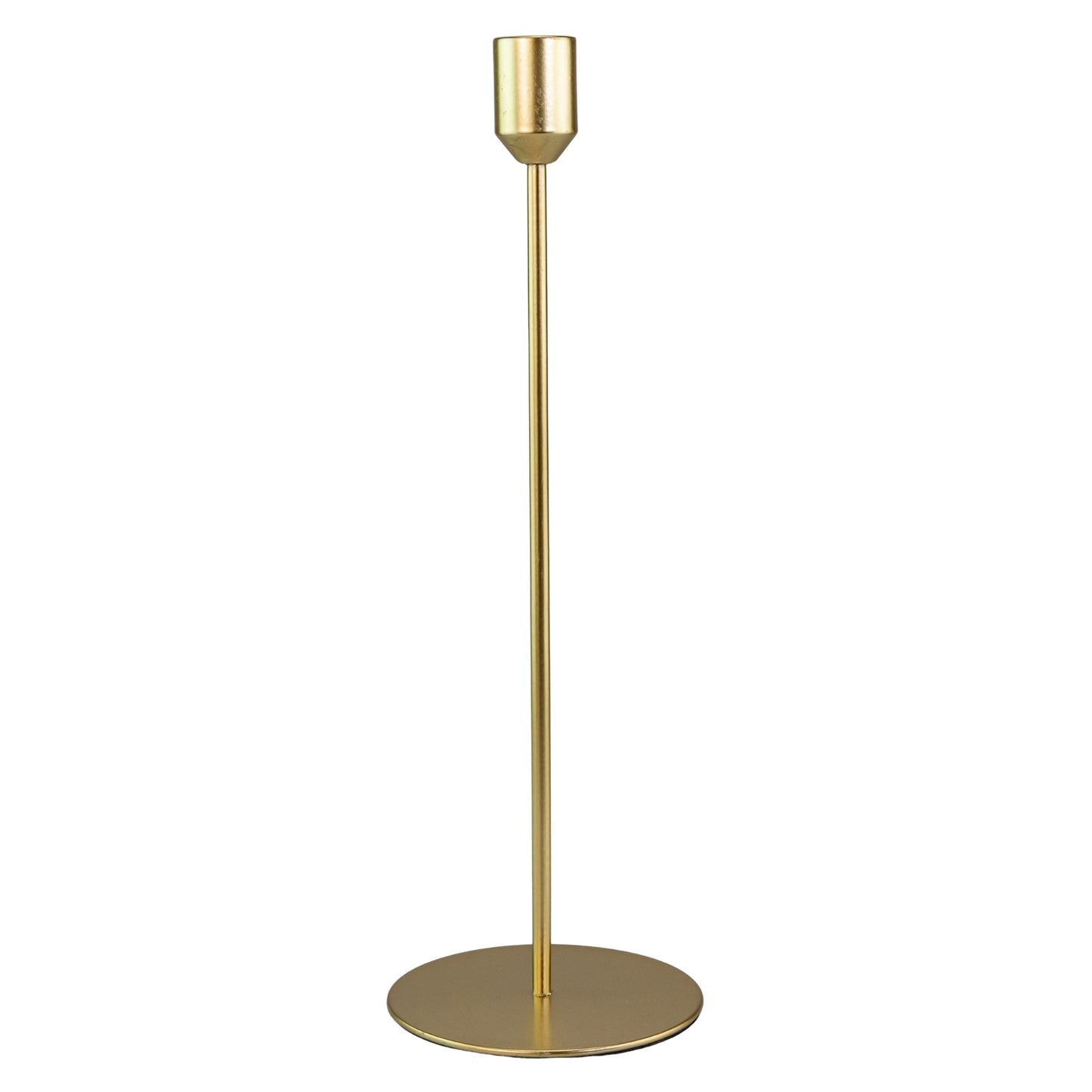 Gold Taper Large Candle Holder wedding rentals in Wichita, Kansas - Picture Perfect  Rentals  